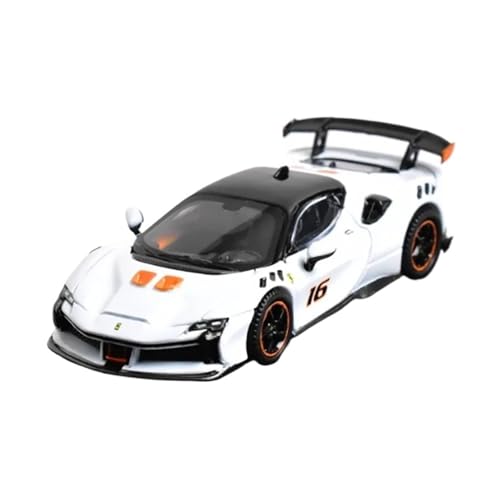Miniatur-Ausstellung Maßstab 1:64 Für SF90 XX Stradale Legierungsauto Druckguss Sammlermodell Bausatz Statische Ornamente Für Bastler Simulationssammlung von XUFQRAN