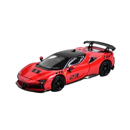 Miniatur-Ausstellung Maßstab 1:64 Für SF90 XX Stradale Legierungsauto Druckguss Sammlermodell Bausatz Statische Ornamente Für Bastler Simulationssammlung von XUFQRAN