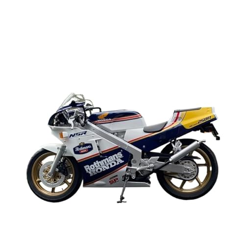 Modelle im Maßstab Maßstab 1:12 Für Honda NSR 250R SP R4 Rothmans MC18 Motorrad-Modellbausatz, Statische Sammlung, Ornamente Sammlerstücke(Yellow) von XUFQRAN