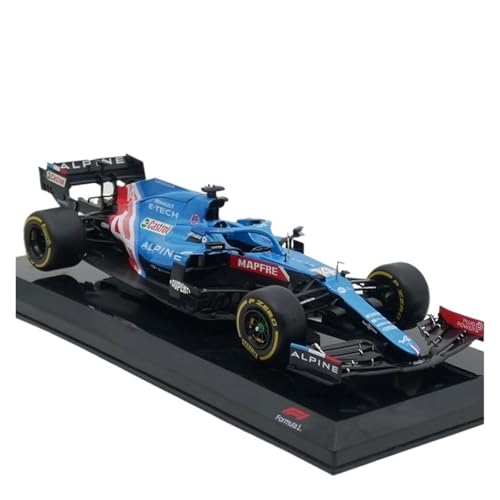XUFQRAN Miniatur-Ausstellung Maßstab 1:24 Für Alpine A521 2021 Auto Druckguss Sammlermodell Hobbyist Statische Ornamente Simulationssammlung von XUFQRAN