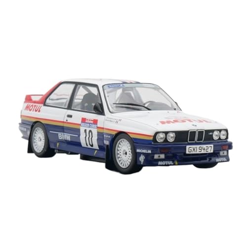 XUFQRAN Miniatur-Ausstellung Maßstab 1:24 Für BMW M3 WRC 1987 Auto Druckguss Sammlermodell Hobbyist Statische Ornamente Simulationssammlung von XUFQRAN