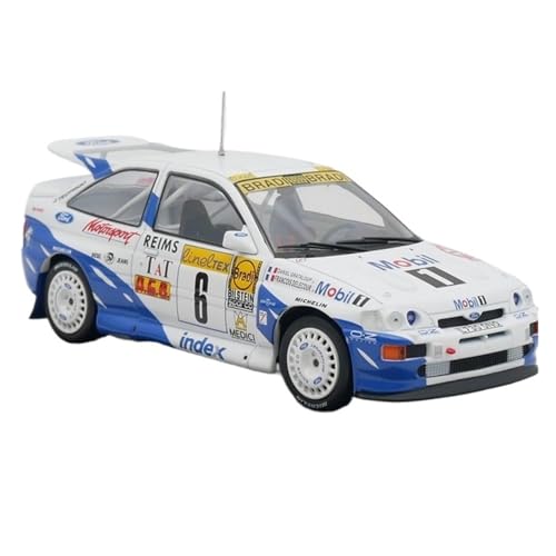 XUFQRAN Miniatur-Ausstellung Maßstab 1:24 Für Ford Escort RS Cosworth WRC 1994 Auto Druckguss Modell Sammler Kit Ornamente Simulationssammlung von XUFQRAN