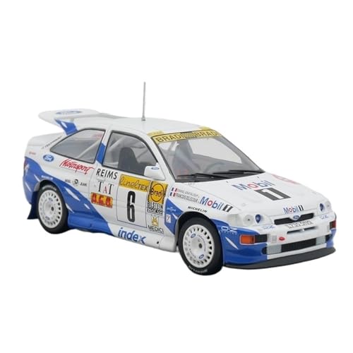 XUFQRAN Miniatur-Ausstellung Maßstab 1:24 Für Ford Escort RS Cosworth WRC 1994 Auto Druckguss Sammlermodell Statische Ornamente Simulationssammlung von XUFQRAN