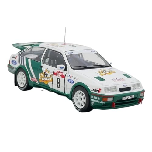 XUFQRAN Miniatur-Ausstellung Maßstab 1:24 Für Ford Sierra RS Cosworth WRC 1988 Auto Druckguss Modell Sammler Kit Ornamente Simulationssammlung von XUFQRAN