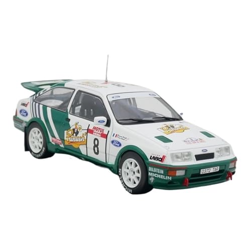 XUFQRAN Miniatur-Ausstellung Maßstab 1:24 Für Ford Sierra RS Cosworth WRC 1988 Auto Druckguss Sammlermodell Hobbyist Statische Ornamente Simulationssammlung von XUFQRAN