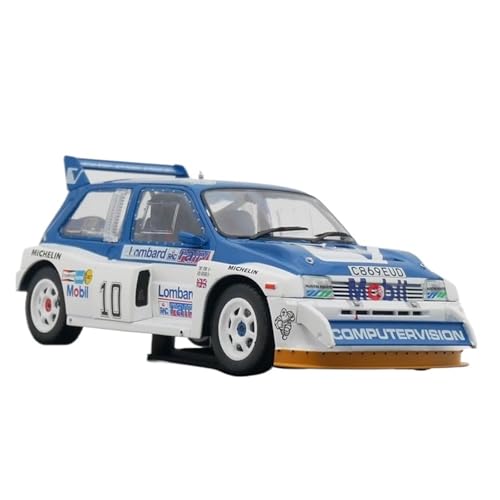 XUFQRAN Miniatur-Ausstellung Maßstab 1:24 Für MG Metro 6R4 WRC 1985 Auto Druckguss Sammlermodell Hobbyist Statische Ornamente Simulationssammlung von XUFQRAN