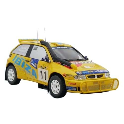 XUFQRAN Miniatur-Ausstellung Maßstab 1:24 Für MG Metro 6R4 WRC 1985 Auto Druckguss Sammlermodell Hobbyist Statische Ornamente Simulationssammlung von XUFQRAN