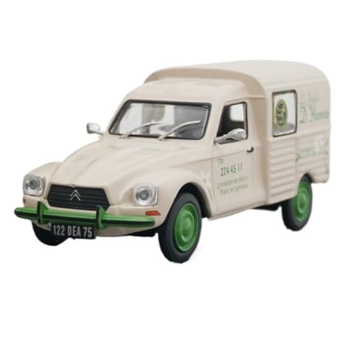 XUFQRAN Miniatur-Ausstellung Maßstab 1:43 Für Citroen Pickup Truck Sandbox Auto Druckguss Modell Sammler Kit Statische Ornamente Simulationssammlung von XUFQRAN