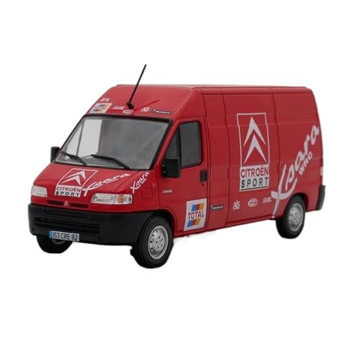 XUFQRAN Miniatur-Ausstellung Maßstab 1:43 Für Citroen WRC 2001 Rallye-Anhängerauto Druckgussmodell Sammlerset Statische Ornamente Simulationssammlung von XUFQRAN