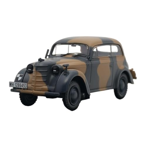 XUFQRAN Miniatur-Ausstellung Maßstab 1:43 Für Deutschland Opel Kadett K38 Auto Druckguss Modell Sammler Kit Statische Ornamente Simulationssammlung von XUFQRAN