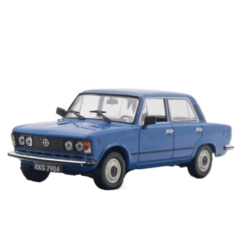 XUFQRAN Miniatur-Ausstellung Maßstab 1:43 Für FSO 125P MR'83 Polnisches Kleinwagen Sammelmodell Aus Druckguss Statische Ornamente Simulationssammlung von XUFQRAN