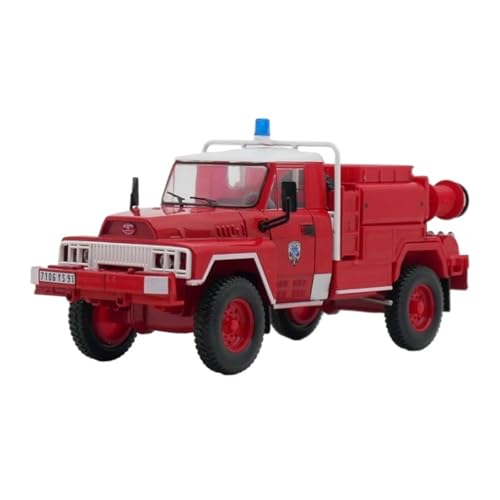 XUFQRAN Miniatur-Ausstellung Maßstab 1:43 Für Frankreich Acmat TPK Feuerwehrauto Druckgussmodell Sammlerset Statische Ornamente Simulationssammlung von XUFQRAN