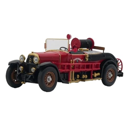 XUFQRAN Miniatur-Ausstellung Maßstab 1:43 Für Frankreich Delahaye Typ 92 Feuerwehrauto Druckgussmodell Sammlerkit Statische Ornamente Simulationssammlung von XUFQRAN