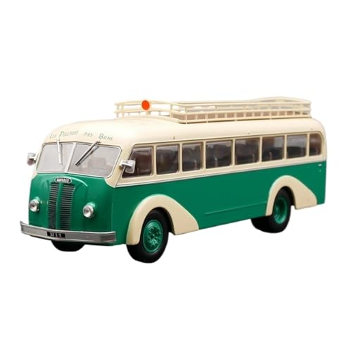 XUFQRAN Miniatur-Ausstellung Maßstab 1:43 Für Frankreich Panhard IE.24 Bus Auto Druckguss Modell Sammler Kit Statische Ornamente Simulationssammlung von XUFQRAN