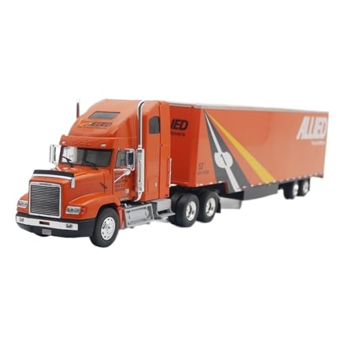 XUFQRAN Miniatur-Ausstellung Maßstab 1:43 Für Freightliner FLD-Anhänger Schweres Auto Druckgussmodell Sammlerstück Statische Ornamente Simulationssammlung von XUFQRAN