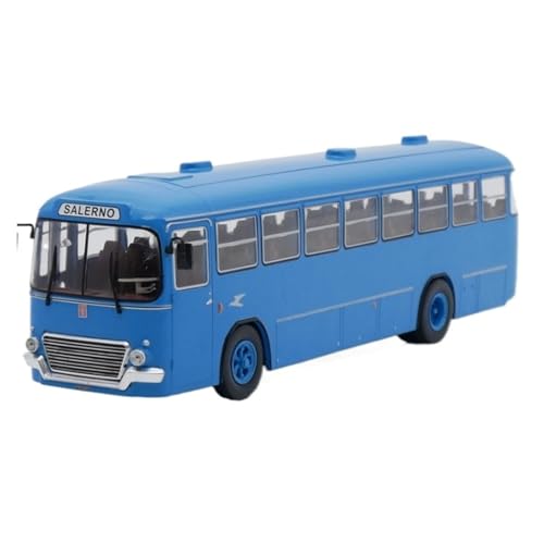 XUFQRAN Miniatur-Ausstellung Maßstab 1:43 Für Italien FIAT 306-3 1972 Bus Auto Druckguss Modell Sammler Kit Statische Ornamente Simulationssammlung von XUFQRAN