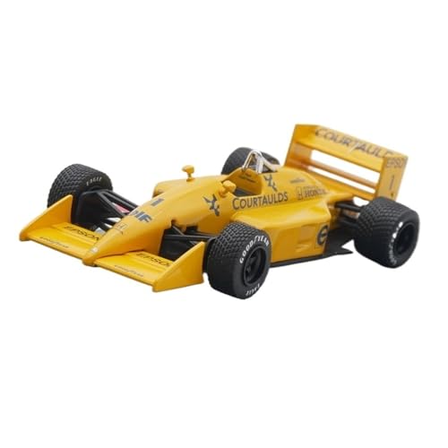 XUFQRAN Miniatur-Ausstellung Maßstab 1:43 Für Lotus 100T 1988 F1 Rennwagen Druckgussmodell Sammlerkit Statische Ornamente Simulationssammlung von XUFQRAN