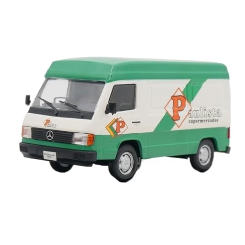 XUFQRAN Miniatur-Ausstellung Maßstab 1:43 Für Mercedes-Benz MB 180 Cargo Car Druckgussmodell Sammlerkit Statische Ornamente Simulationssammlung von XUFQRAN