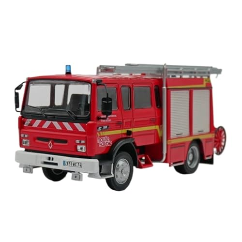 XUFQRAN Miniatur-Ausstellung Maßstab 1:43 Für Renault VI S 150 Feuerwehrauto Druckgussmodell Sammlerkit Statische Ornamente Simulationssammlung von XUFQRAN