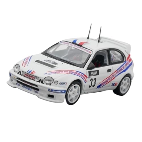 XUFQRAN Miniatur-Ausstellung Maßstab 1:43 Für Toyota Corolla WRC 2000 Auto Druckguss Sammlermodell Hobbyist Statische Ornamente Simulationssammlung von XUFQRAN