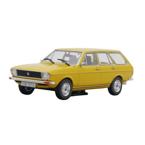 XUFQRAN Miniatur-Ausstellung Maßstab 1:43 Für Volkswagen Passat Variant 1974 Auto Druckgussmodell Sammlerstück Statische Ornamente Simulationssammlung von XUFQRAN
