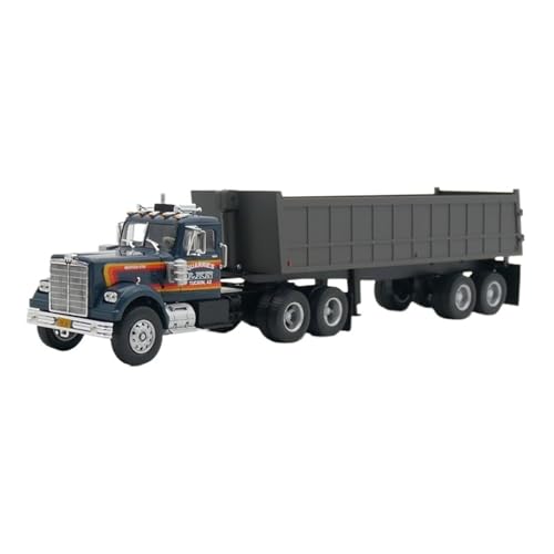 XUFQRAN Miniatur-Ausstellung Maßstab 1:43 Für Western Star 4864 Schwerlast-LKW-Auto Druckgussmodell Sammlerkit Statische Ornamente Simulationssammlung von XUFQRAN