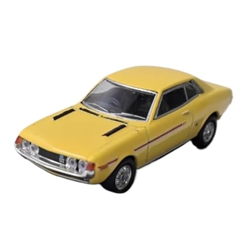 XUFQRAN Miniatur-Ausstellung Maßstab 1:64 Für Celice 1600 GT Gelbe Legierung Auto Druckguss Sammlermodell Bausatz Statische Ornamente Simulationssammlung von XUFQRAN