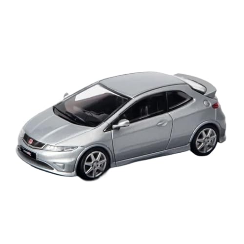 XUFQRAN Miniatur-Ausstellung Maßstab 1:64 Für Civic FN2 Klassisches Coupé Druckguss-Sammelmodell Bausatz Statische Ornamente Bastler Simulationssammlung von XUFQRAN