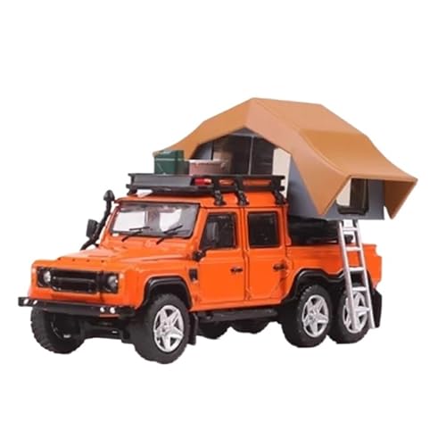 XUFQRAN Miniatur-Ausstellung Maßstab 1:64 Für Defender Alloy Pickup Truck Auto Druckguss Sammlermodell Bausatz Statische Ornamente Simulationssammlung von XUFQRAN