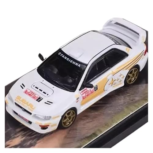 XUFQRAN Miniatur-Ausstellung Maßstab 1:64 Für Fineworks WRC Rallye-Auto Druckguss-Sammelmodellbausatz Statische Ornamente Bastler Simulationssammlung von XUFQRAN
