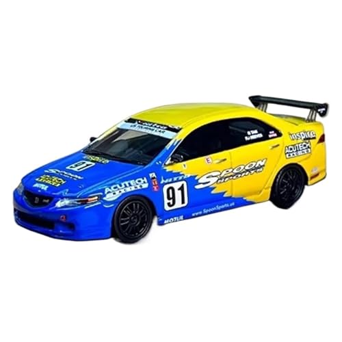 XUFQRAN Miniatur-Ausstellung Maßstab 1:64 Für Honda Accord Europe R Auto Druckguss Sammlermodell Bausatz Hobbyist Statische Ornamente Simulationssammlung von XUFQRAN