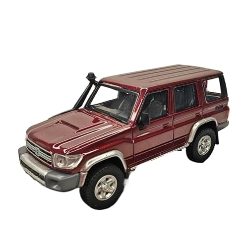 XUFQRAN Miniatur-Ausstellung Maßstab 1:64 Für Land Cruiser LC70 Geländewagen Druckgussmodell Sammlerstück Kit Statische Ornamente Simulationssammlung von XUFQRAN