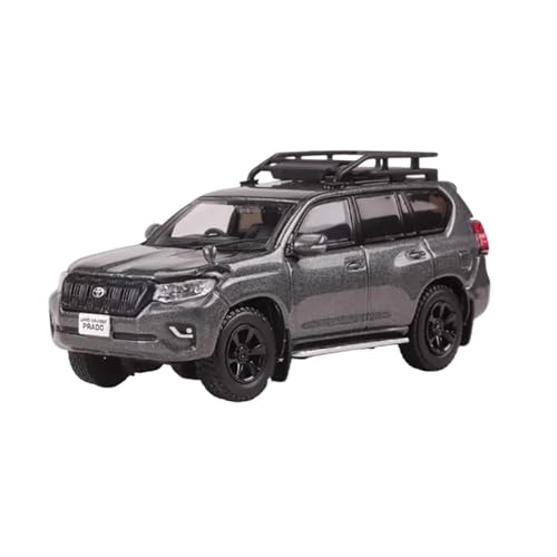XUFQRAN Miniatur-Ausstellung Maßstab 1:64 Für Land Cruiser Prado LC150 Grau Auto Druckguss Sammlermodell Bausatz Statische Ornamente Simulationssammlung von XUFQRAN