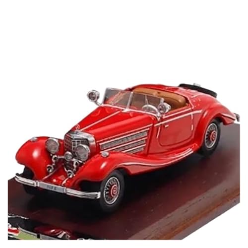 XUFQRAN Miniatur-Ausstellung Maßstab 1:64 Für Liberty 500K Cabrio Oldtimer Druckguss Sammlermodell Statische Ornamente Simulationssammlung von XUFQRAN