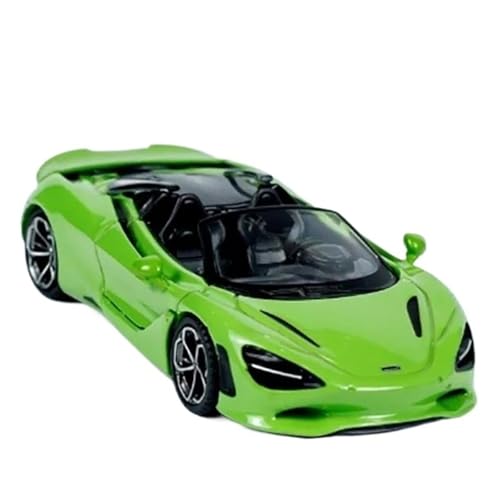 XUFQRAN Miniatur-Ausstellung Maßstab 1:64 Für McLaren 750S Cabrio Auto Druckguss Modell Sammler Kit Statische Ornamente Simulationssammlung von XUFQRAN