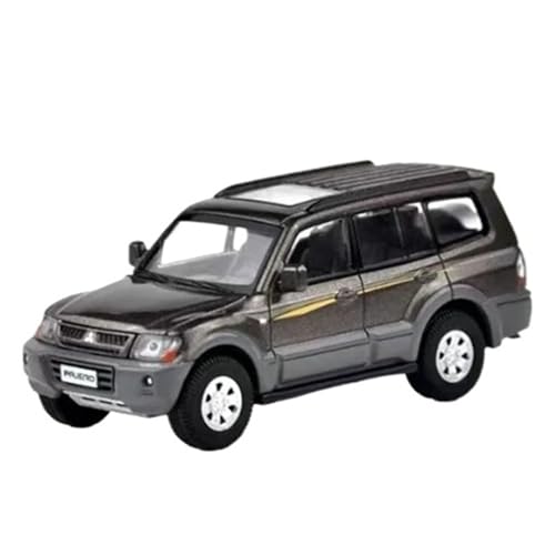 XUFQRAN Miniatur-Ausstellung Maßstab 1:64 Für Pajero Y12-0 3. Generation Auto Druckgussmodell Sammlerkit Statische Ornamente Simulationssammlung von XUFQRAN