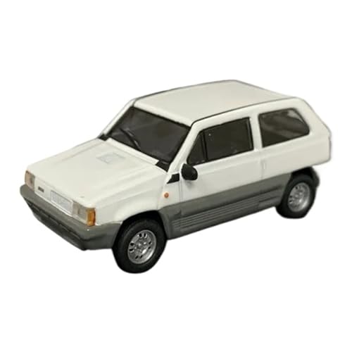 XUFQRAN Miniatur-Ausstellung Maßstab 1:64 Für Panda Fließheck Weiß Auto Druckguss Modell Sammler Kit Statische Ornamente Simulationssammlung von XUFQRAN