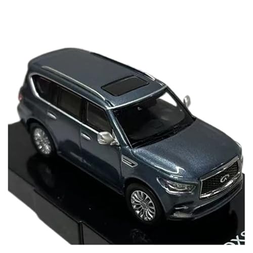XUFQRAN Miniatur-Ausstellung Maßstab 1:64 Für Qx80 2020 Infiniti Auto Druckguss Modell Sammler Kit Bastler Statische Ornamente Simulationssammlung von XUFQRAN