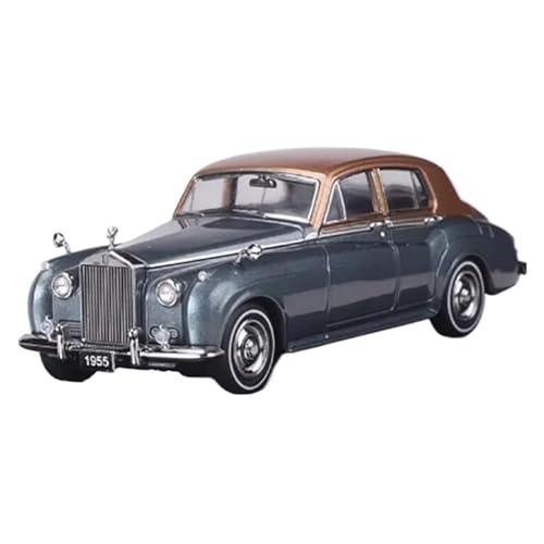 XUFQRAN Miniatur-Ausstellung Maßstab 1:64 Für Royce Classics 1955 Auto Druckguss Sammlermodell Hobbyist Statische Ornamente Simulationssammlung von XUFQRAN
