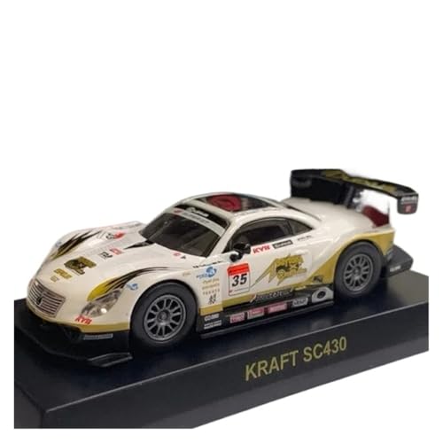 XUFQRAN Miniatur-Ausstellung Maßstab 1:64 Für Sc430 Japan GT Racing 35 Auto Druckgussmodell Sammlerkit Statische Ornamente Simulationssammlung von XUFQRAN