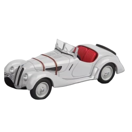 XUFQRAN Miniatur-Ausstellung Maßstab 1:64 Für Silbernes Auto Druckguss Sammlermodell Bausatz Hobbyist Statische Ornamente Spielzeug Simulationssammlung von XUFQRAN