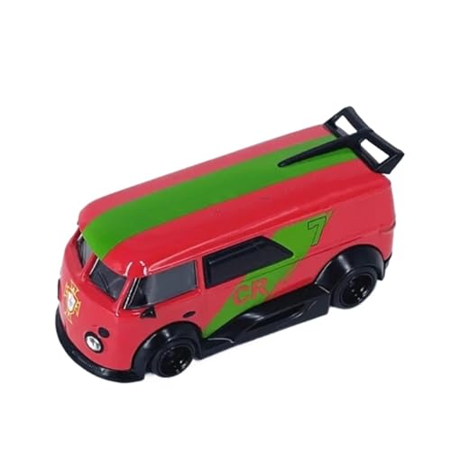 XUFQRAN Miniatur-Ausstellung Maßstab 1:64 Für T1 Euro Cup-Legierungsvan Auto Druckguss Sammlermodell Bausatz Statische Ornamente Für Bastler Simulationssammlung von XUFQRAN