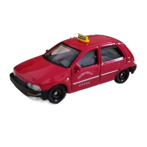 XUFQRAN Miniatur-Ausstellung Maßstab 1:64 Für Tianjin Xiali Taxi Auto Druckguss Modell Sammler Kit Hobbyist Statische Ornamente Simulationssammlung von XUFQRAN