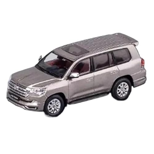 XUFQRAN Miniatur-Ausstellung Maßstab 1:64 Für Toyota Land Cruiser LC200 Auto Druckgussmodell Sammlerkit Statische Ornamente Simulationssammlung von XUFQRAN