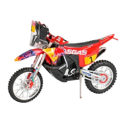 XUFQRAN Modelle im Maßstab 1:18 Für Beamco GASGAS RX450F (Dakar 2023) Rallye Motorrad Modell Sammler Ornament Sammlerstücke von XUFQRAN