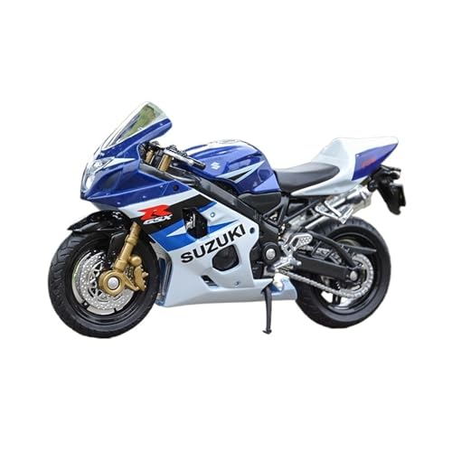 XUFQRAN Modelle im Maßstab 1:18 Für Suzuki GSX-R750 Replik Motorrad Modell Statische Sammlung Geschenk Ornament Sammlerstücke von XUFQRAN