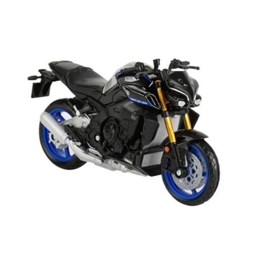 XUFQRAN Modelle im Maßstab 1:18 Für Yamaha 2023 MT-10 SP Silber Und Schwarz Simulation Motorrad Modell Ornamente Sammlerstücke von XUFQRAN