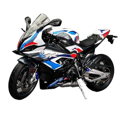 XUFQRAN Modelle im Maßstab Maßstab 1:10 Für BMW M1000RR Motorrad-Modellbausatz, Statische Fertigprodukt-Kollektion, Ornamente Sammlerstücke von XUFQRAN