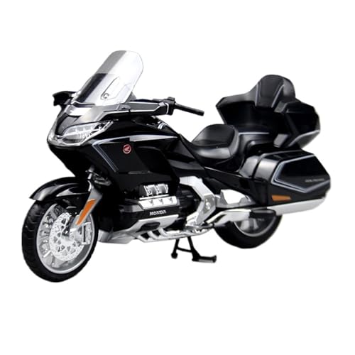 XUFQRAN Modelle im Maßstab Maßstab 1:11 Für Honda Gold Wing Motorrad-Modellbausatz, Schwarz, Statische Druckguss-Kollektion Sammlerstücke XUFQRAN Modelle im Maßstab Maßstab 1:11 Für Honda Gold Wing Motorrad-Modellbausatz, Schwarz, Statische Druckguss-Kollektion Sammlerstücke von XUFQRAN