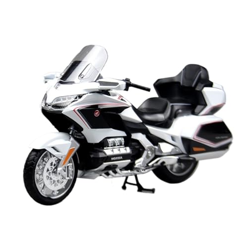 XUFQRAN Modelle im Maßstab Maßstab 1:11 Für Honda Gold Wing Motorrad-Modellbausatz, Weiß, Statische Druckguss-Kollektion Sammlerstücke XUFQRAN Modelle im Maßstab Maßstab 1:11 Für Honda Gold Wing Motorrad-Modellbausatz, Weiß, Statische Druckguss-Kollektion Sammlerstücke von XUFQRAN